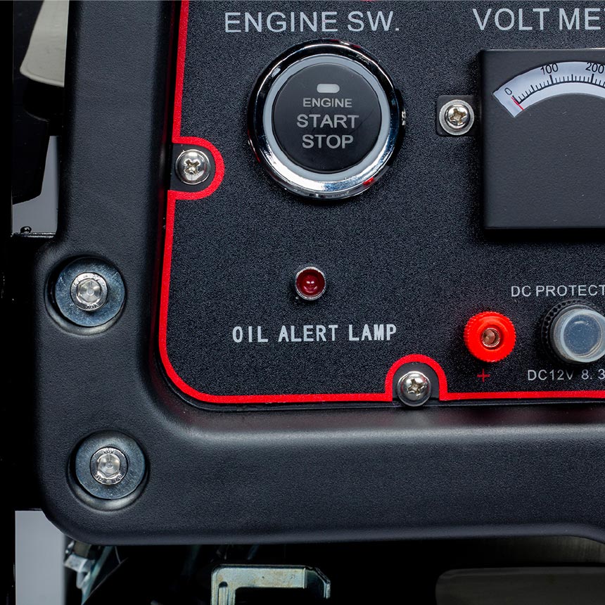 オイル切れランプと停止機能